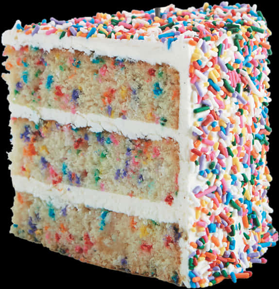 Happy Birthday Confetti Cake, Hd Png Download