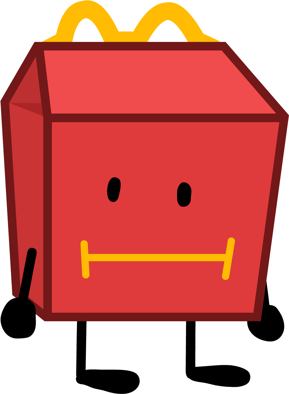 A Cartoon Of A Red Box