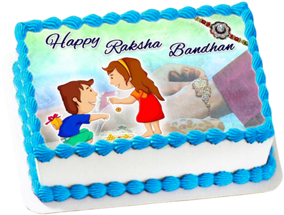Happy Raksha Bandhan - Cake For Raksha Bandhan, Hd Png Download