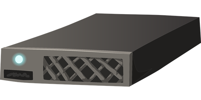 A Grey Rectangular Object With A Grid