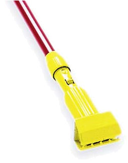 A Yellow And Red Mop