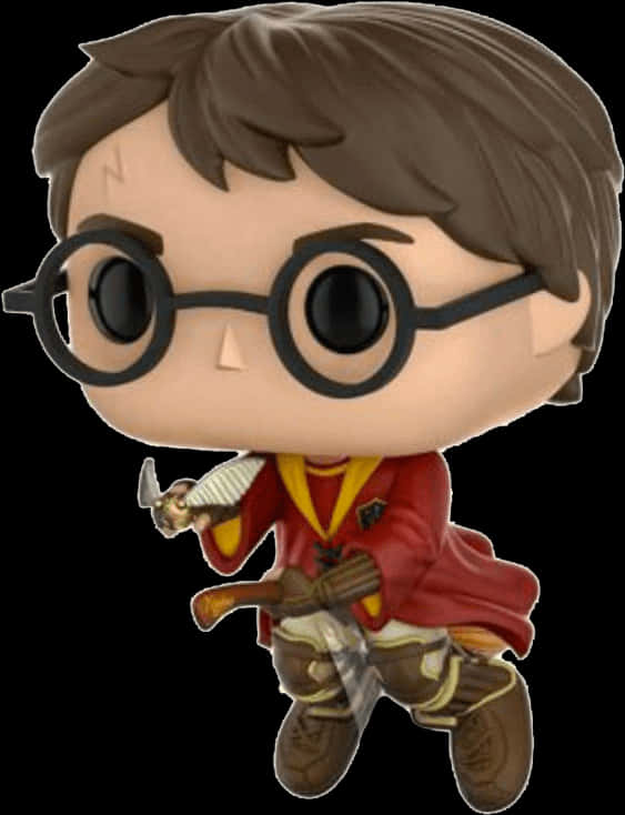 A Toy Figurine Of A Boy Wearing Glasses