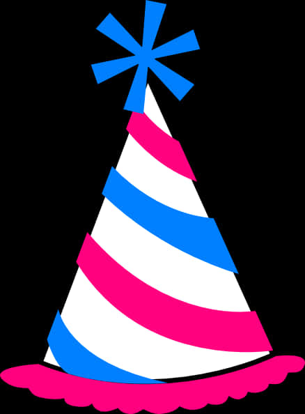 A Colorful Striped Hat With A Bow