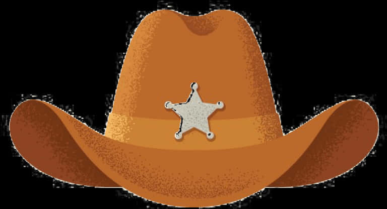A Cowboy Hat With A Star On It