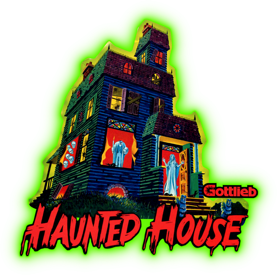 A Haunted House With A Green Glow