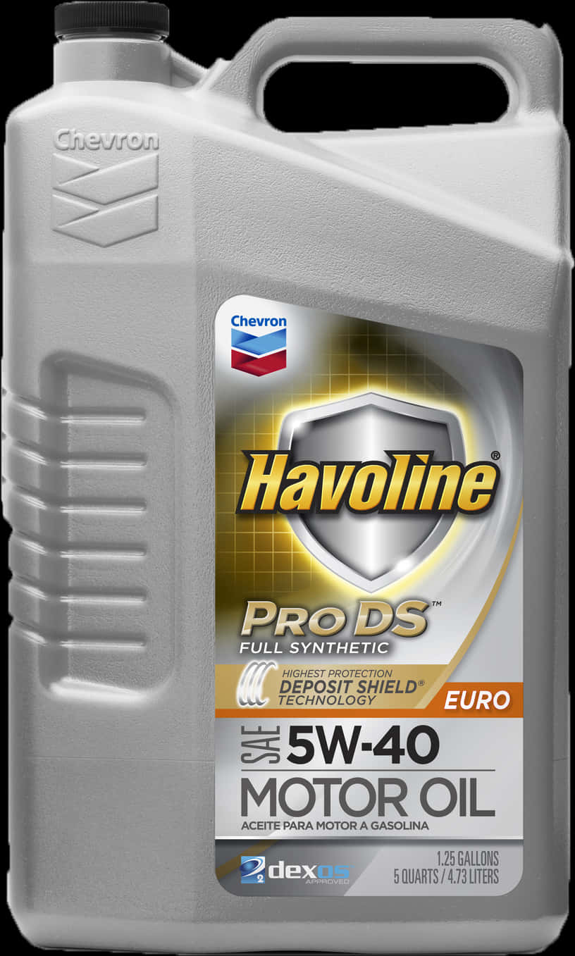 Havoline Prods Full Synthetic Motor Oil Sae 5w 30, Hd Png Download