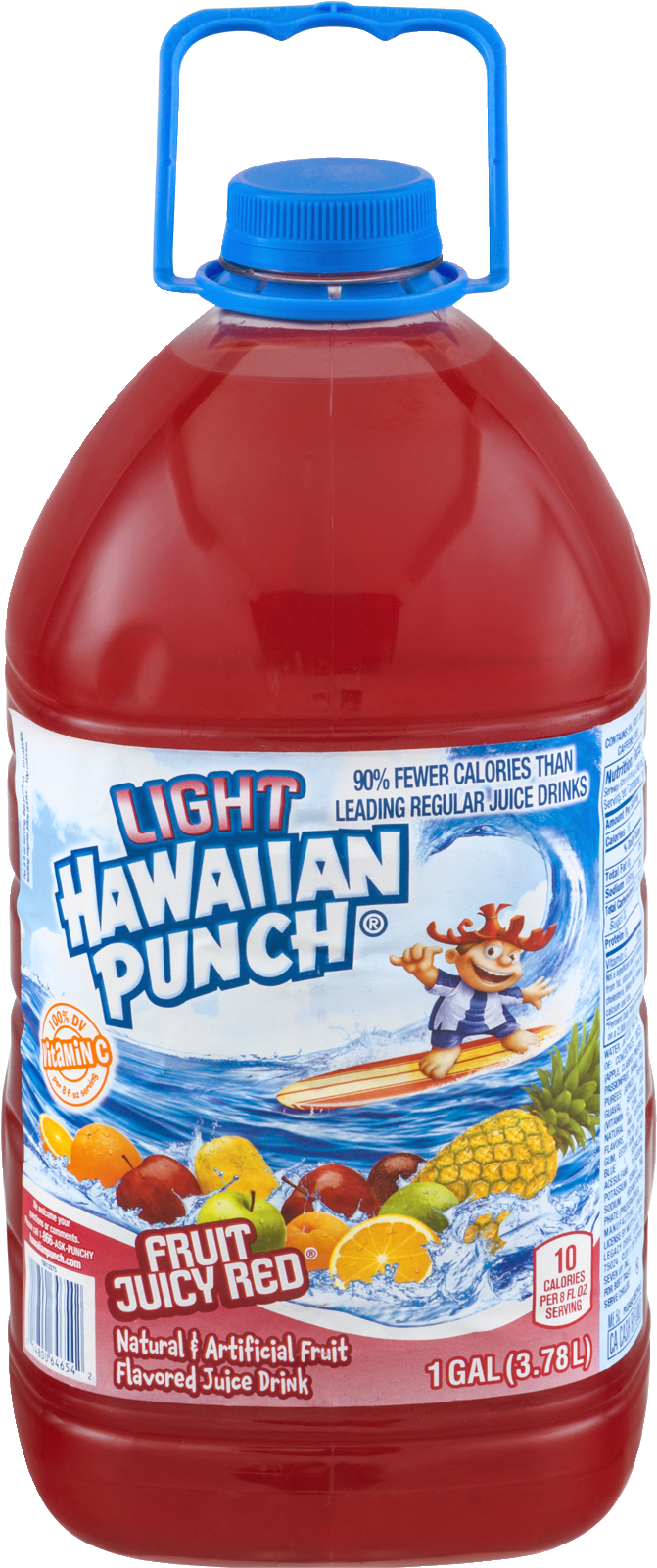 A Red Bottle Of Light Hawaiian Punch