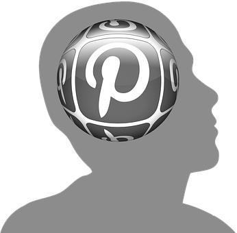 A Person's Head With A Logo On It