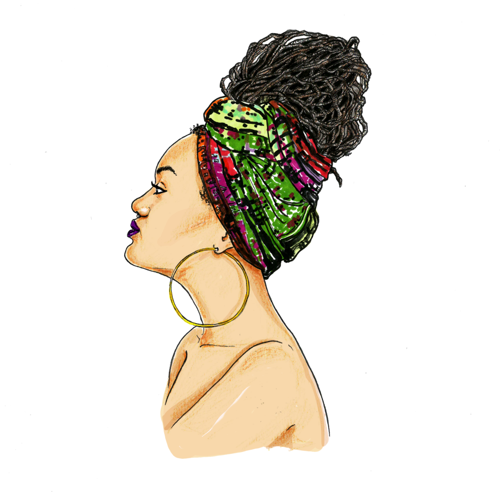 A Woman With A Head Wrap