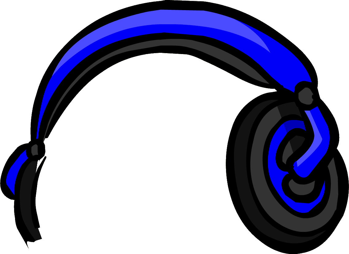 Blue Headphone
