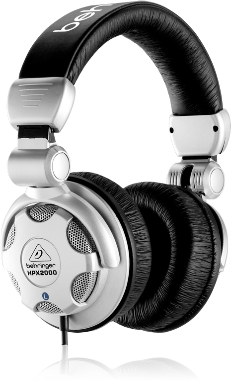 Black And Silver Behringer Headphone