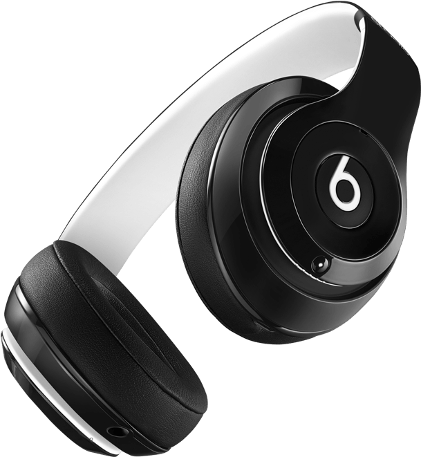 A Black And White Headphones