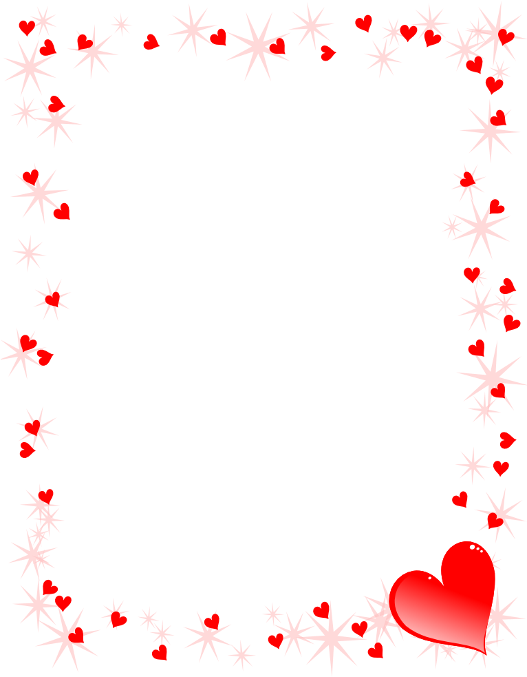 A Frame Of Hearts And Stars