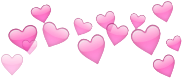 A Group Of Pink Hearts