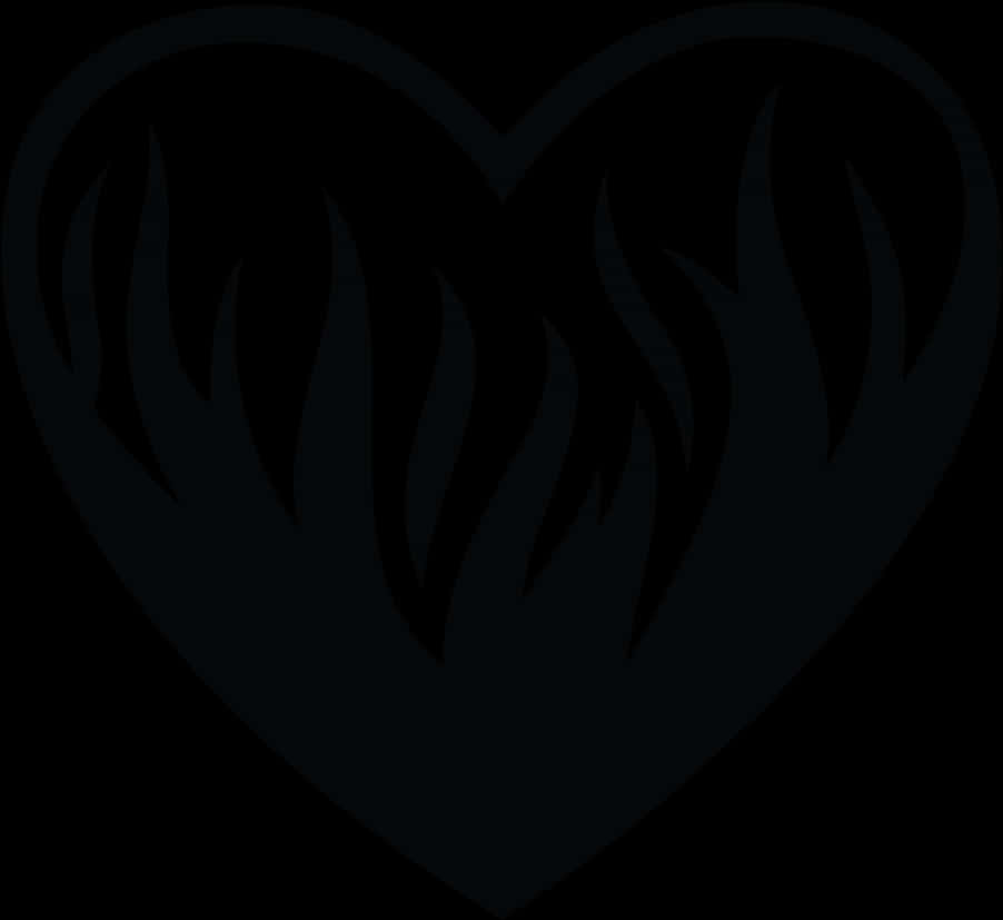 Fiery Heart Tattoo