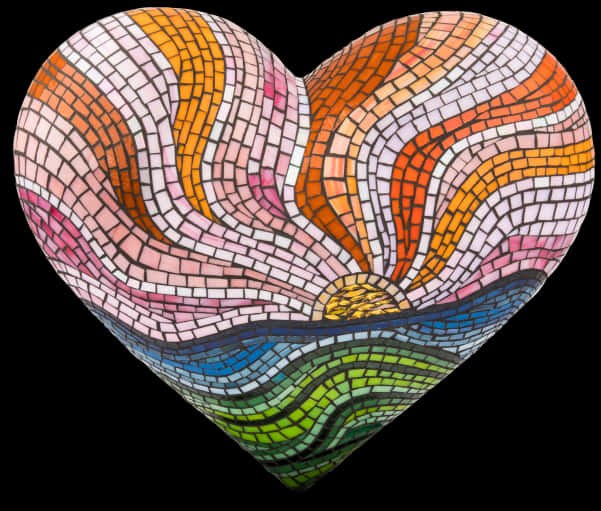 Heart Mosaic Design