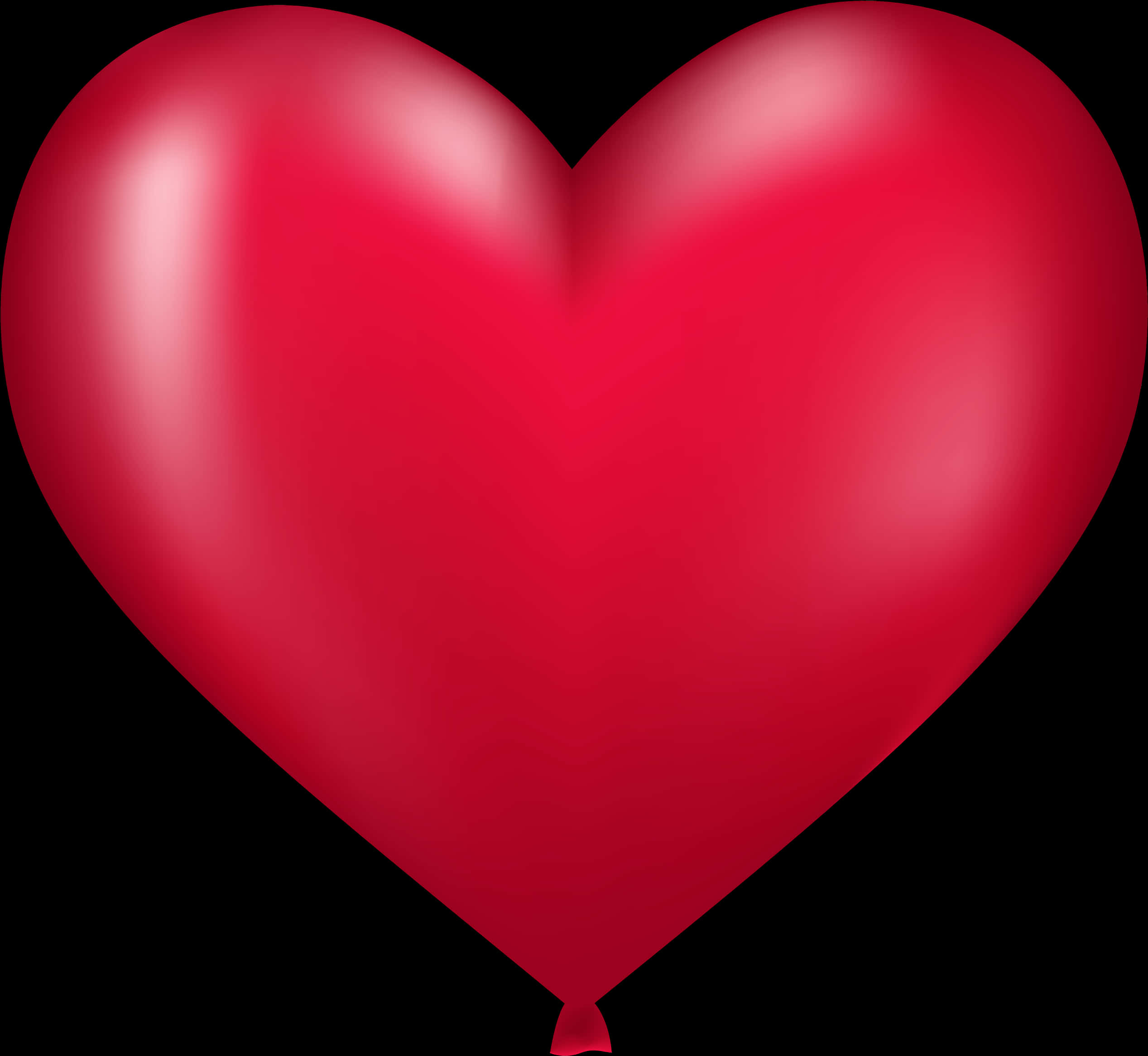 A Red Heart Shaped Balloon