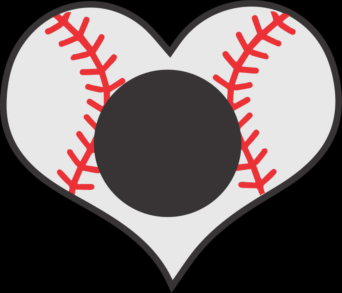 Heart-shaped Baseball With Hole