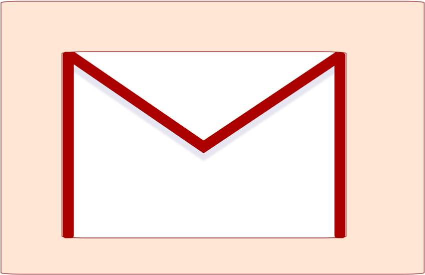 A White Envelope With Red Line