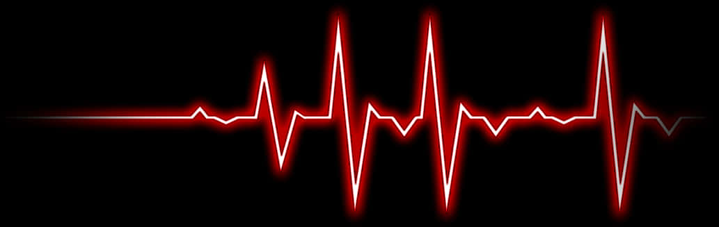 A Red Line Of A Heartbeat