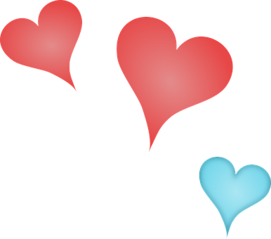 Hearts Png 386 X 340