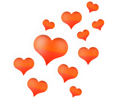 Hearts Png 400 X 340