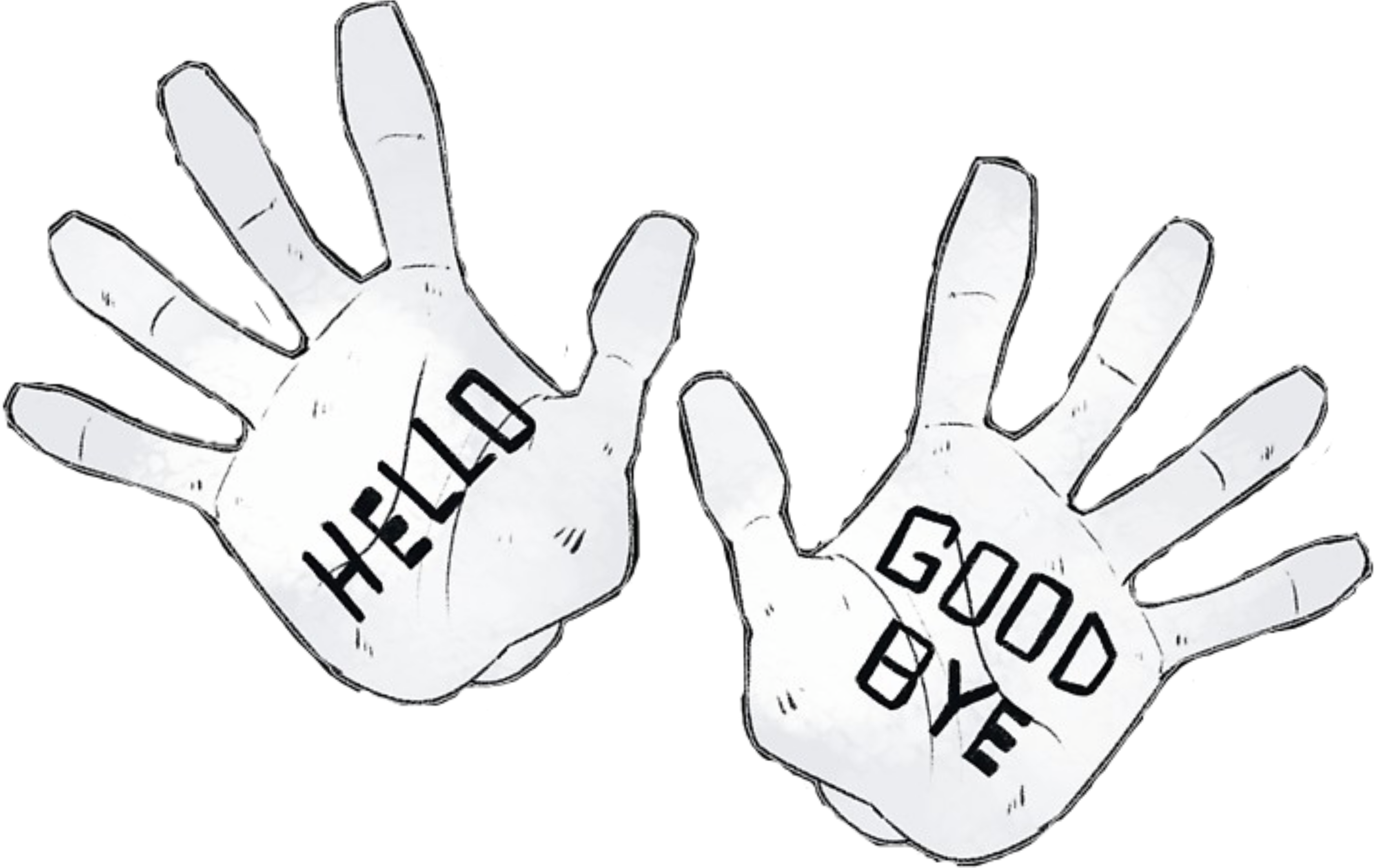 A Pair Of Hands With Text On Them