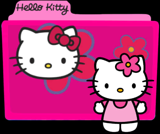 A Cartoon Of A Hello Kitty