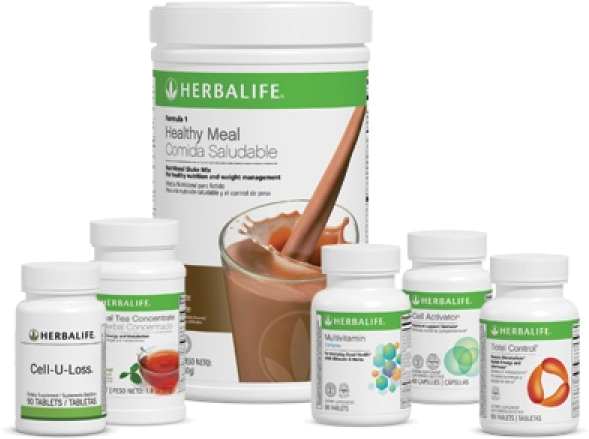 A Group Of Herbalife Supplements