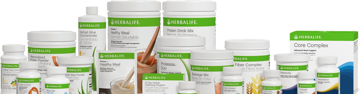 A Group Of Herbalife Products