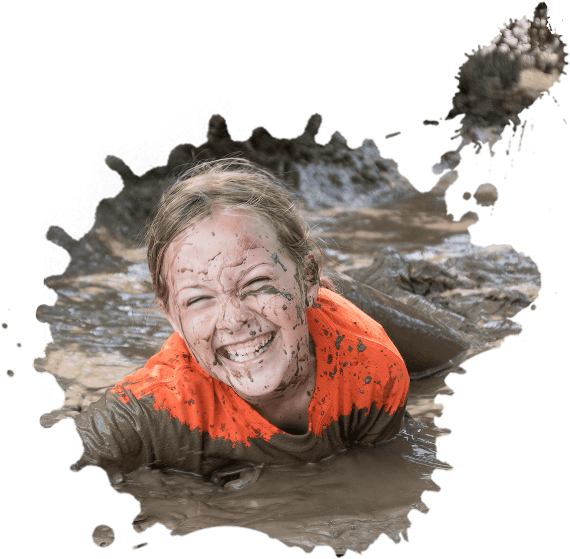 A Girl In A Mud Puddle