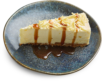 High Angle Picture Of Our White Chocolate And Ginger - White Chocolate Cheesecake Wagamama, Hd Png Download