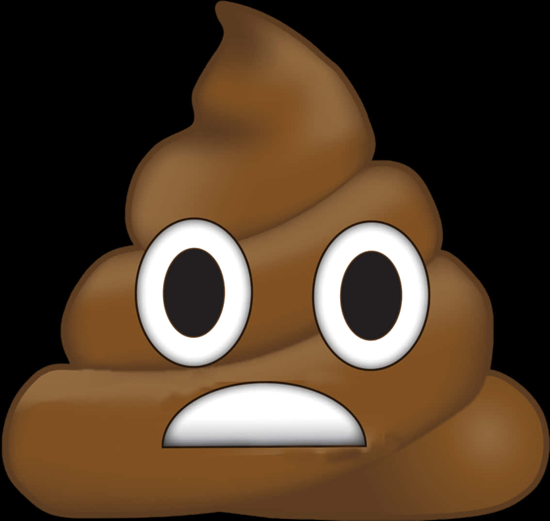 Frowning Poop Emoji