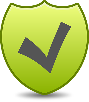 A Green Shield With A Check Mark