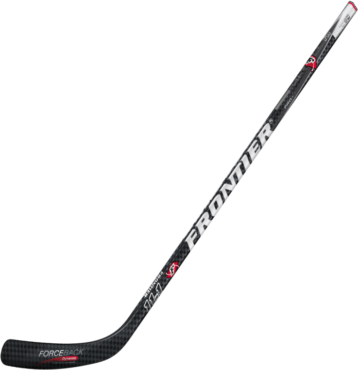 A Hockey Stick With A Black Background