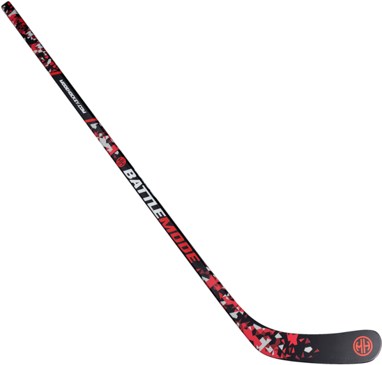 A Hockey Stick With A Black Background