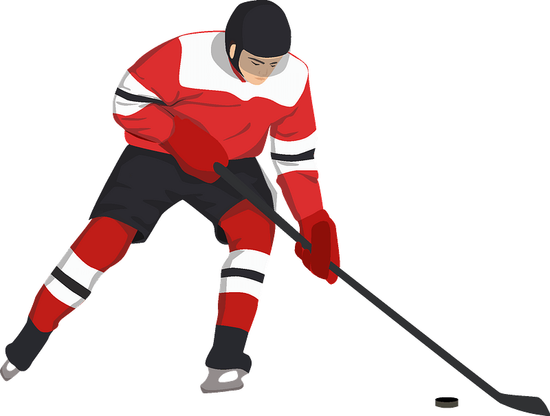 A Man In A Hockey Uniform