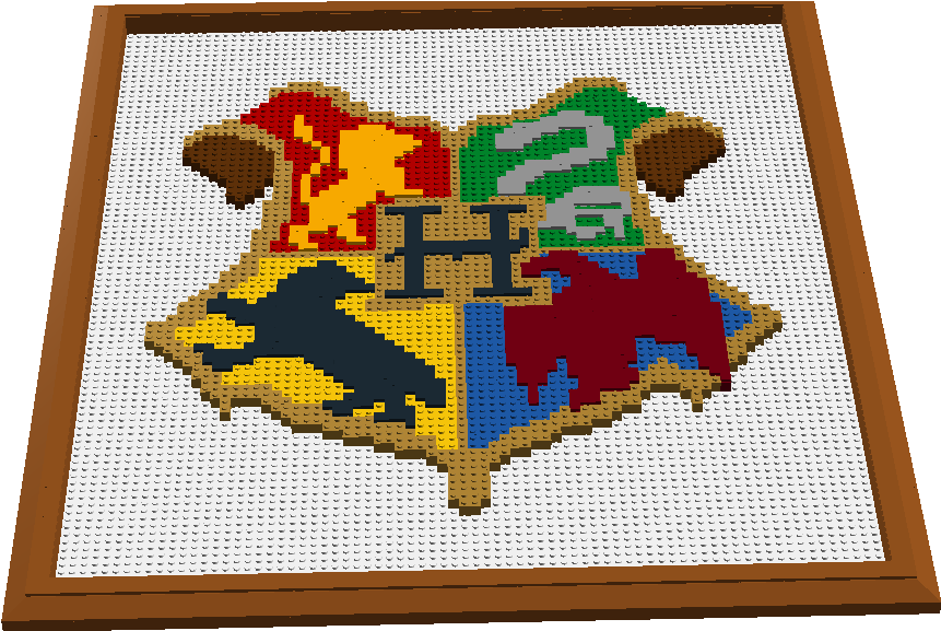 A Lego Puzzle With A Logo