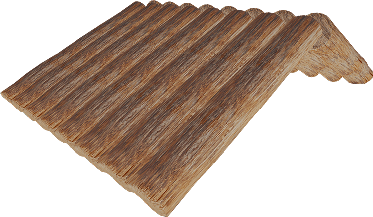 A Wooden Planks On A Black Background