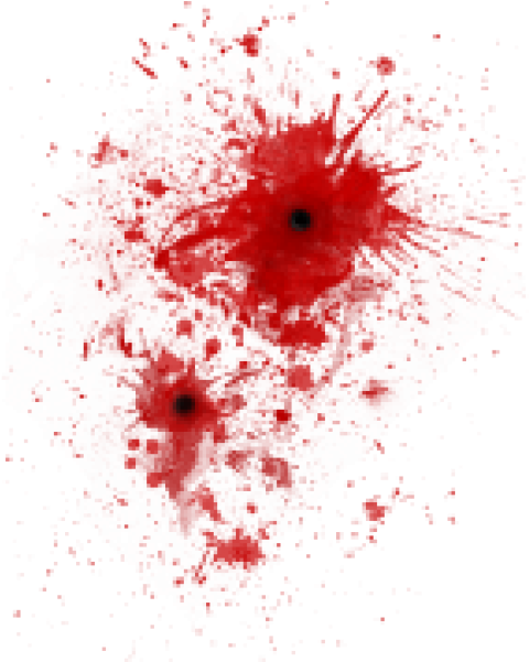 A Red Splattered Paint On A Black Background