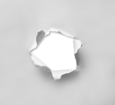 A Hole In A White Paper