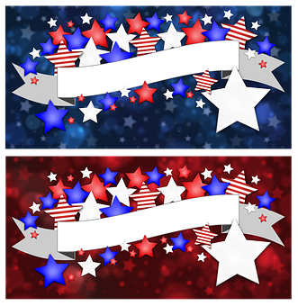 A Red White And Blue Stars And A Banner