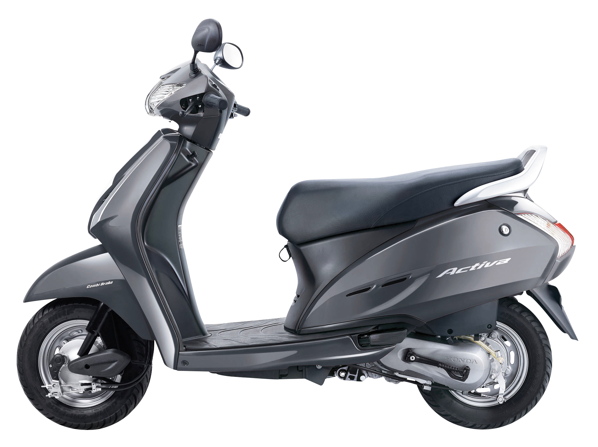 A Black Scooter With A Black Background