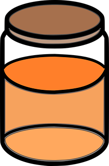 A Close Up Of A Jar