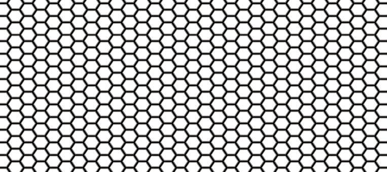A Black And Grey Hexagon Pattern