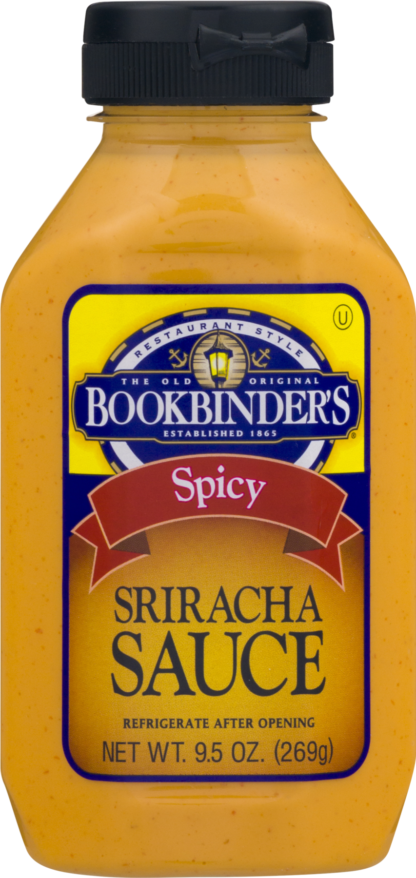 A Bottle Of Sauce With A Label