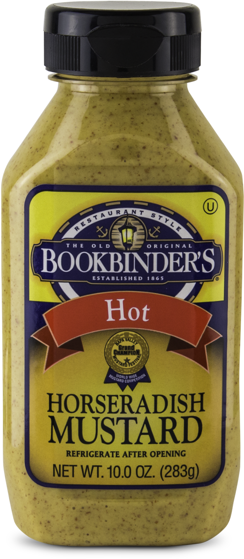 A Bottle Of Hot Horseradish Sauce