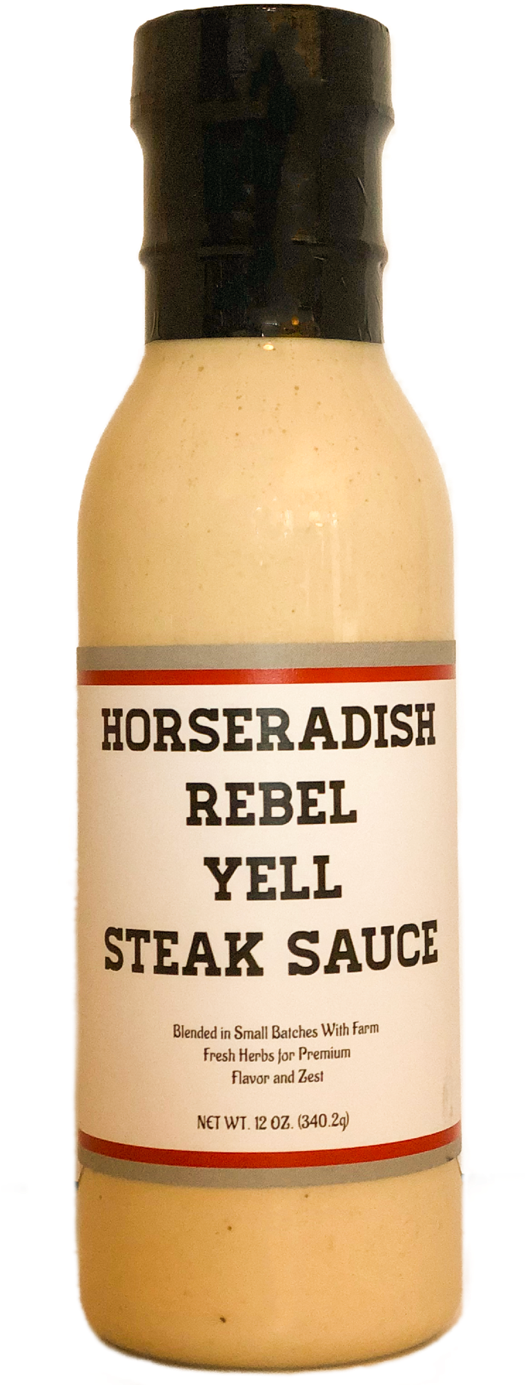 A Bottle Of Sauce With A Label