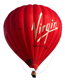 A Red Hot Air Balloon