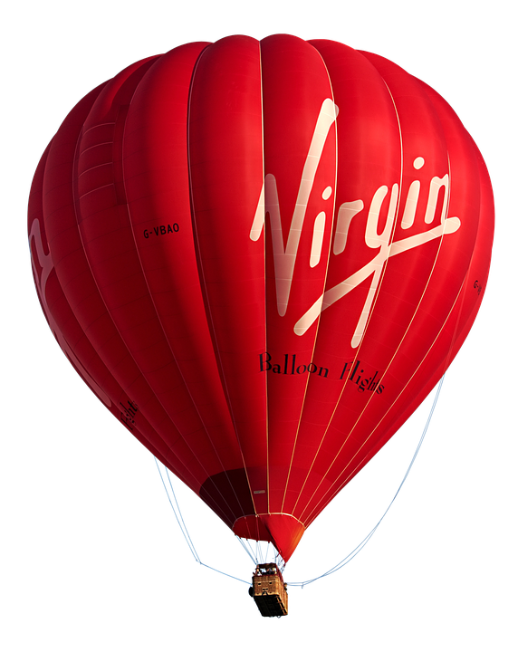 A Red Hot Air Balloon